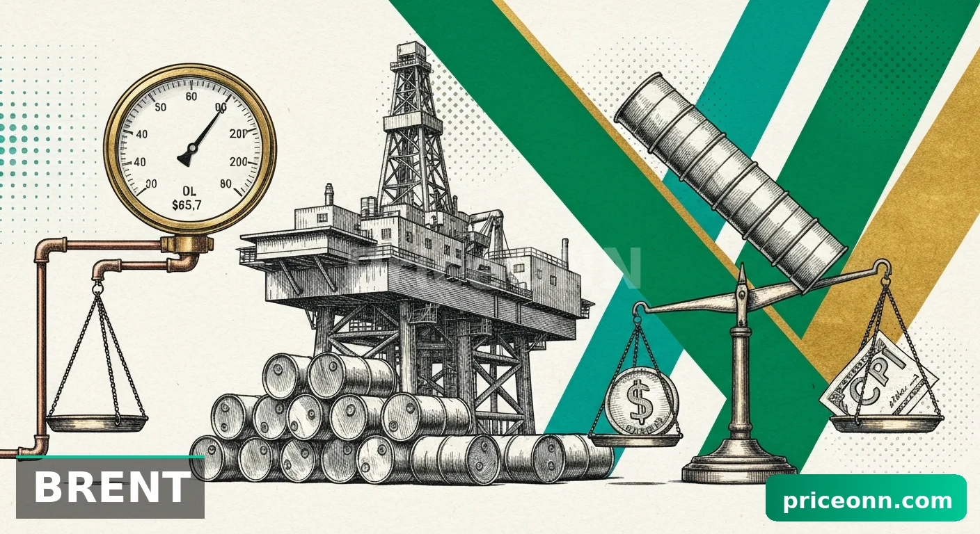 Pétrole BRENT : Vers 65,73 $ sur Fond de Données CPI ?