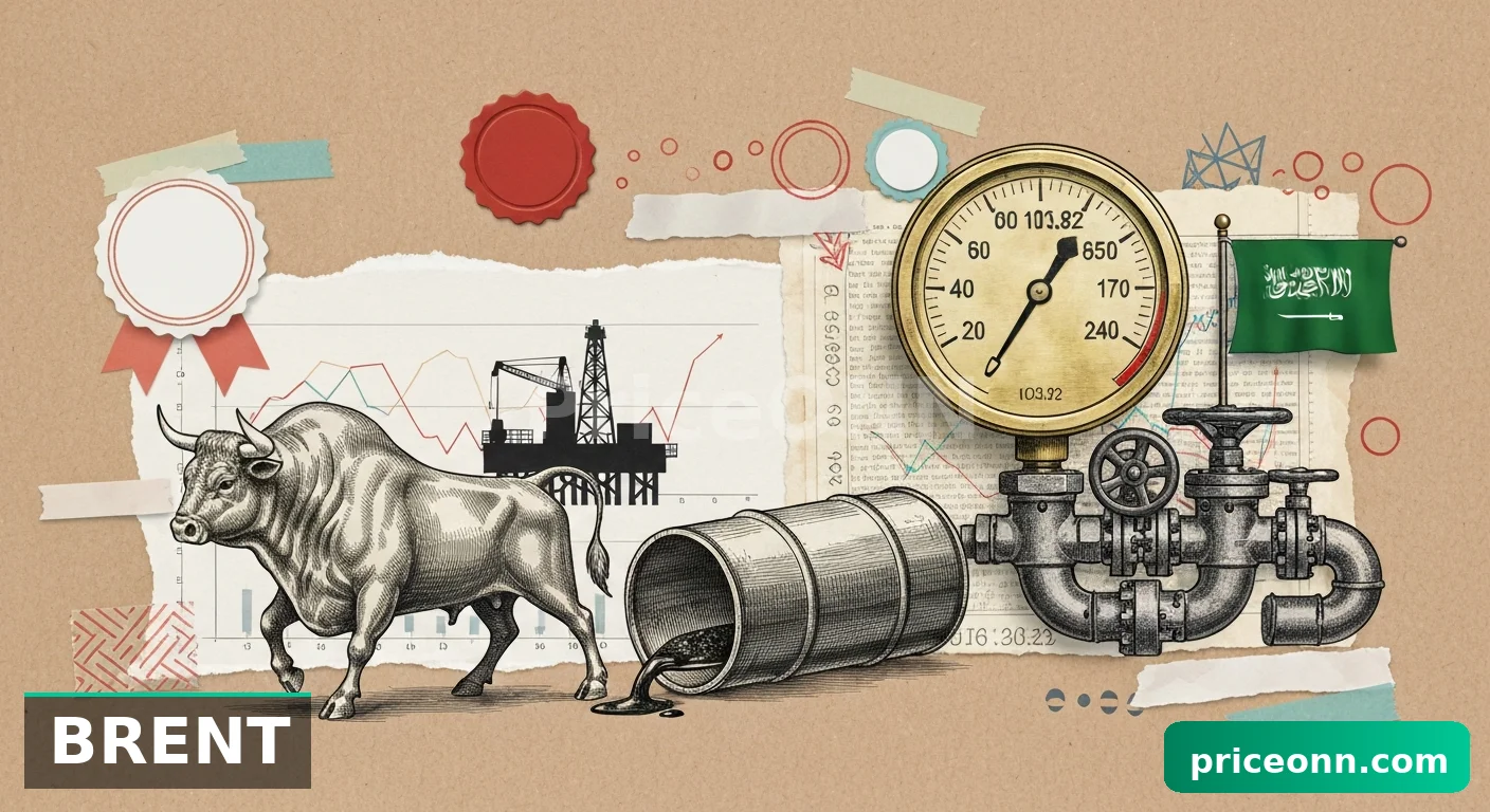 Brent Öl: Versorgungsengpässe treiben Kurs Richtung 103,82 Dollar