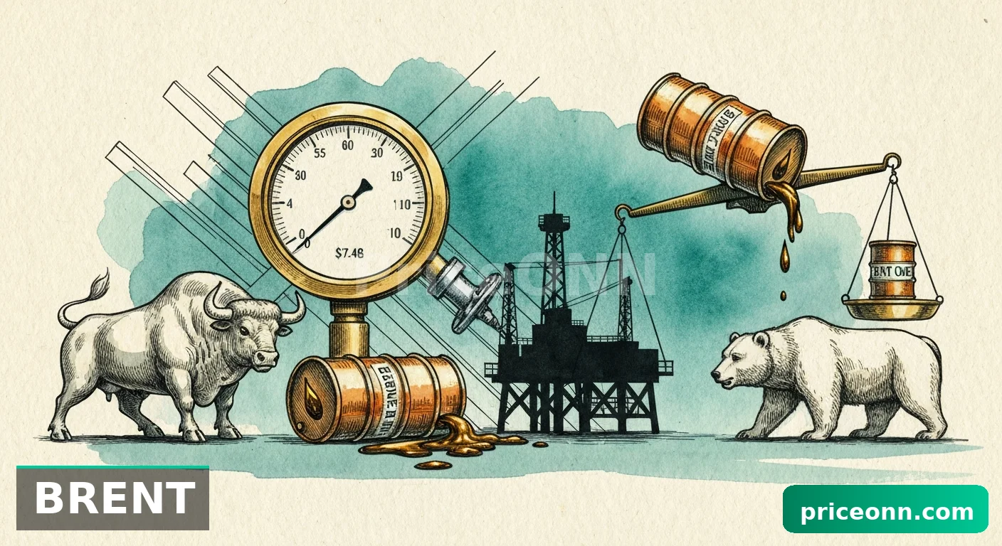 BRENT Eyes $97.48 Resistance Amid Supply Concerns