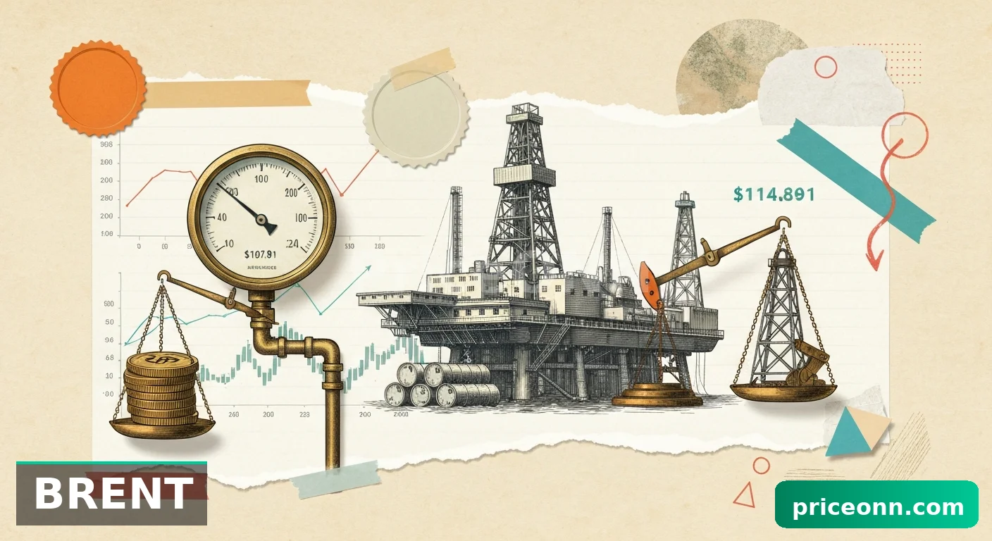 Pétrole Brent : 107,81 $ en vue, la résistance de 114,31 $ sera-t-elle la prochaine étape ?