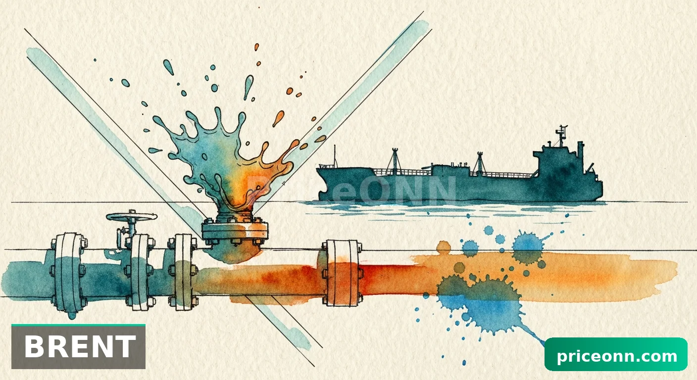 ブレントが供給懸念の中で$65.73の抵抗を試す