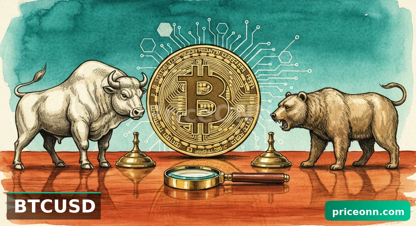 BTCUSD Wobbles at $69,980 Amid CPI & Home Sales Data Looming