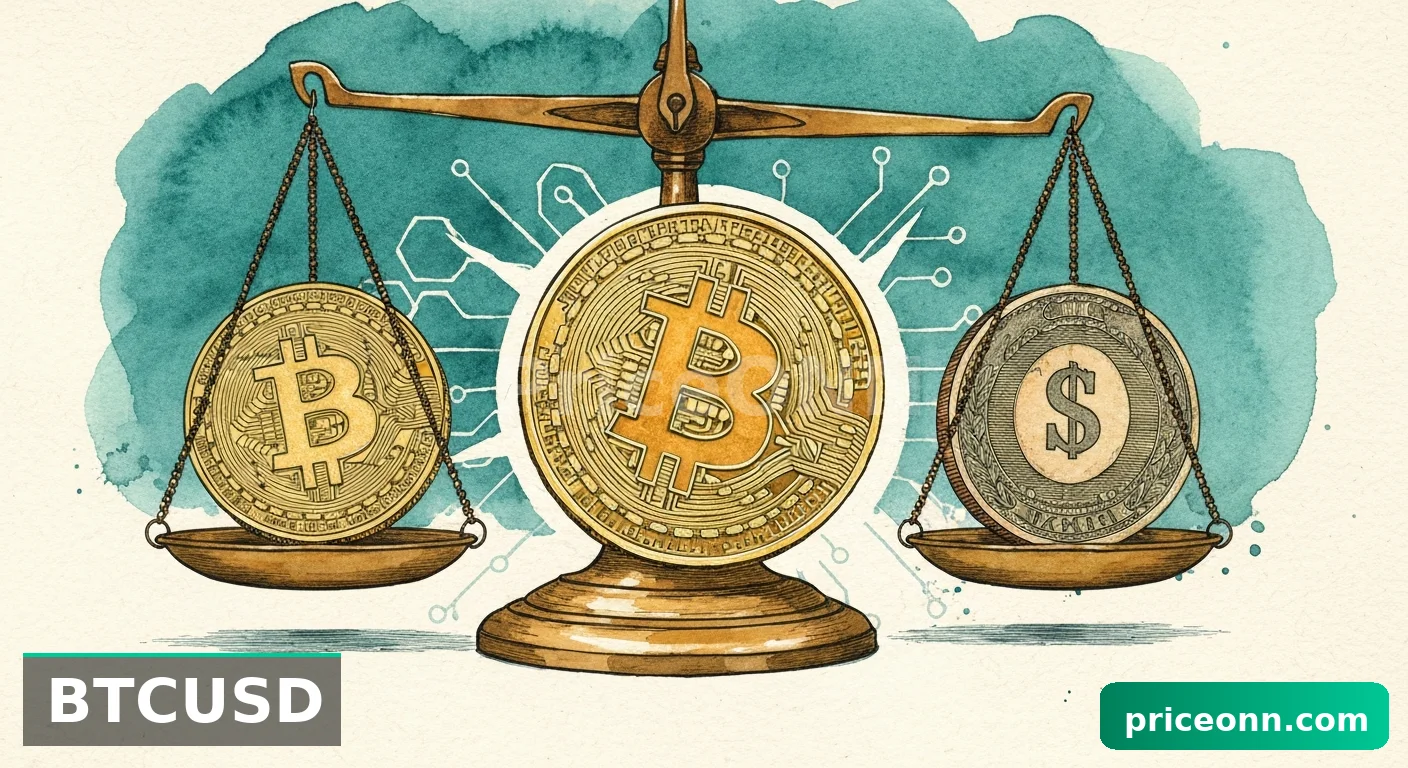 重要CPI発表を前にBTCUSDは70,613ドルへ反落、弱気継続か？