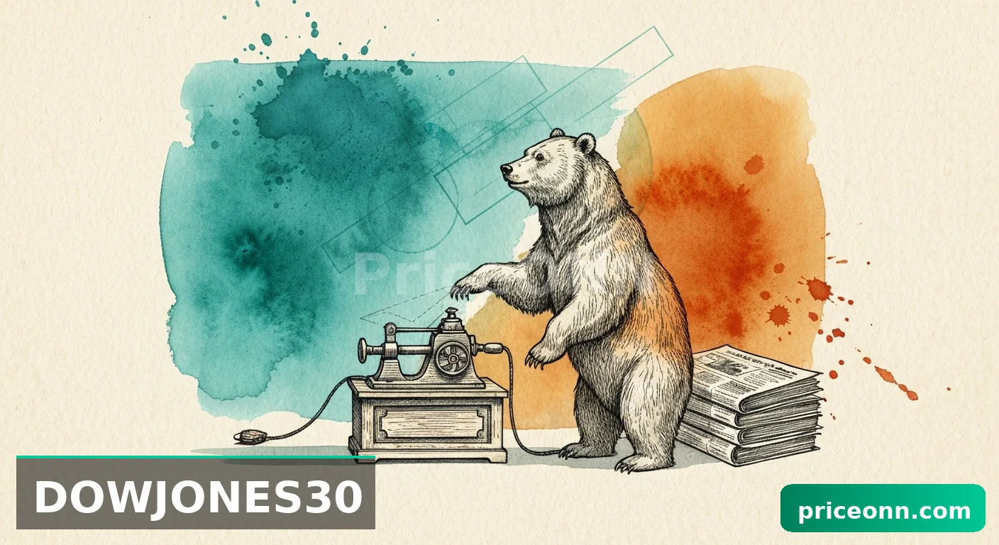 DowJones30 Dips to $46,891.50: Bearish Trend Intensifies