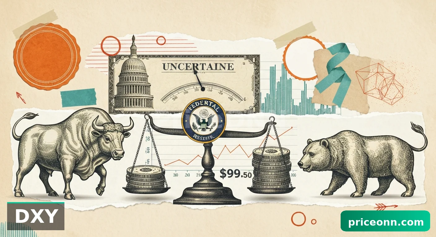 Dollar Index (DXY) testet 99,50 – Fed-Zinsangst schwindet