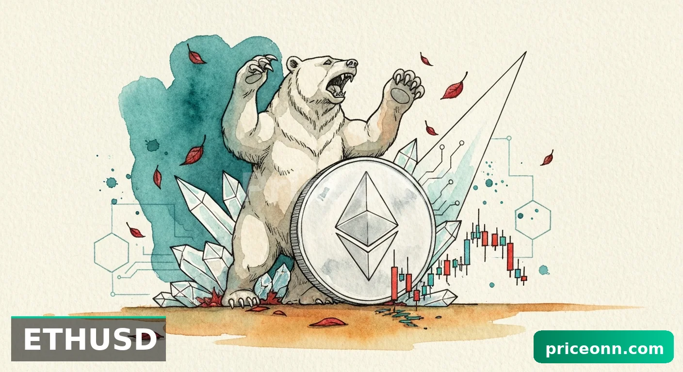 ETHUSD弱気トレンド継続か？重要データに注目