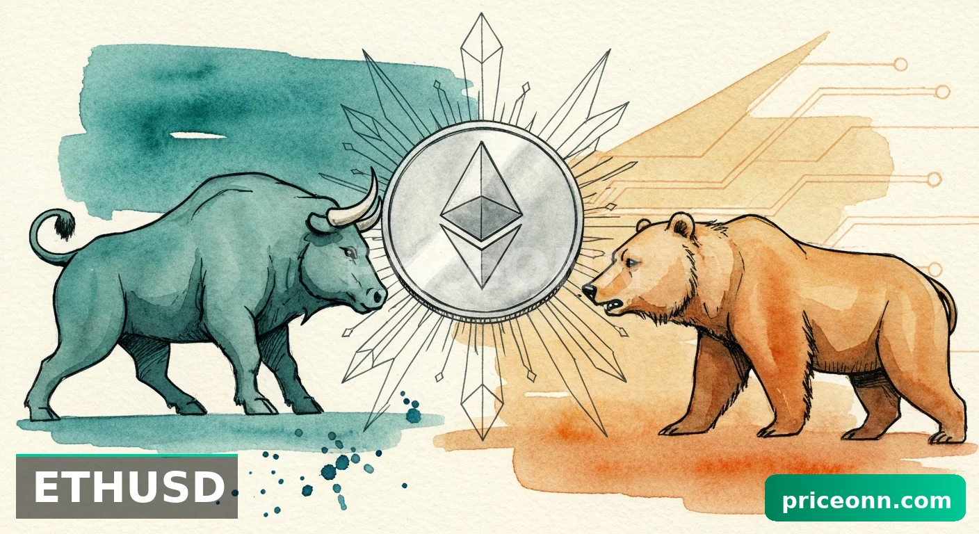 ETHUSD sinkt auf 2.056,42 $: Bärischer Trend hält an bei RSI-Beobachtung
