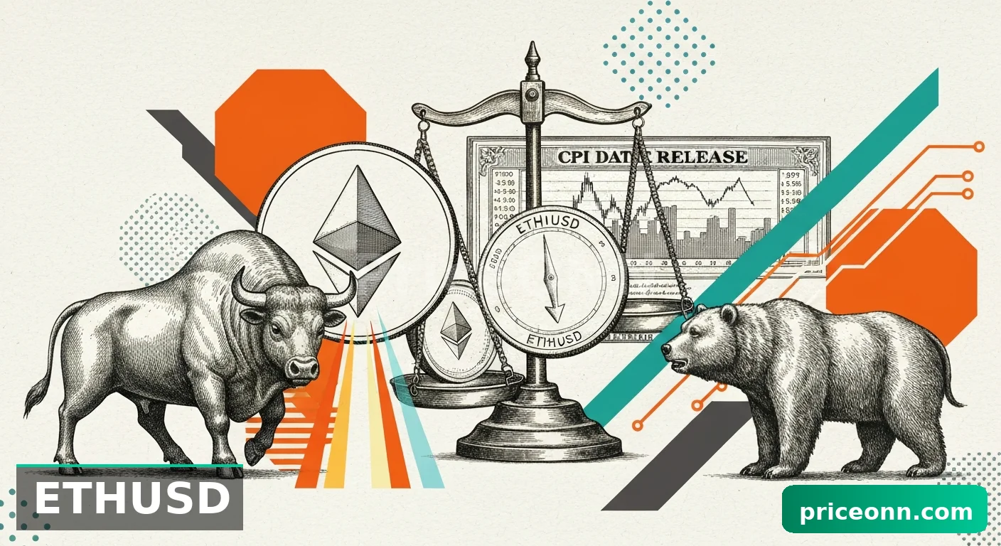 ETHUSD : L'analyse technique Ethereum à l'épreuve des données CPI