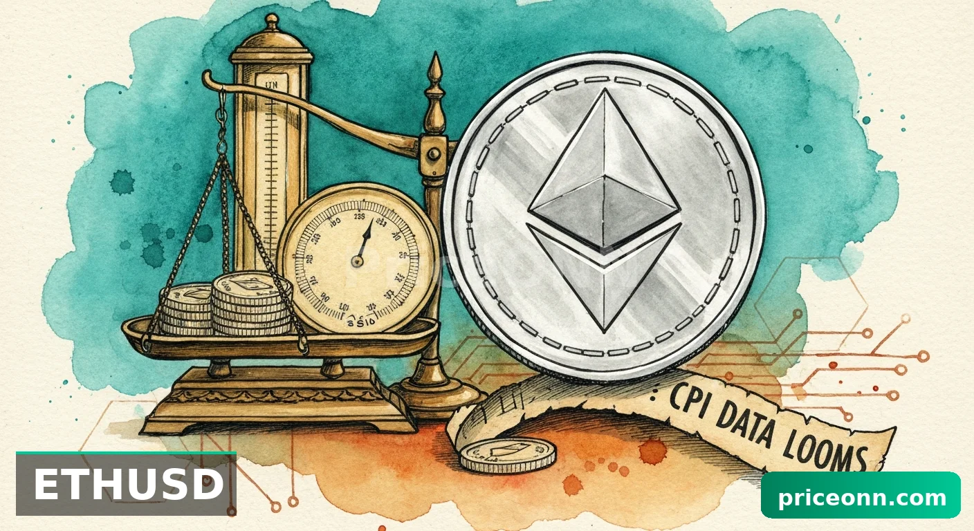 ETHUSD : Analyse Technique et Incertitude Avant l'IPC