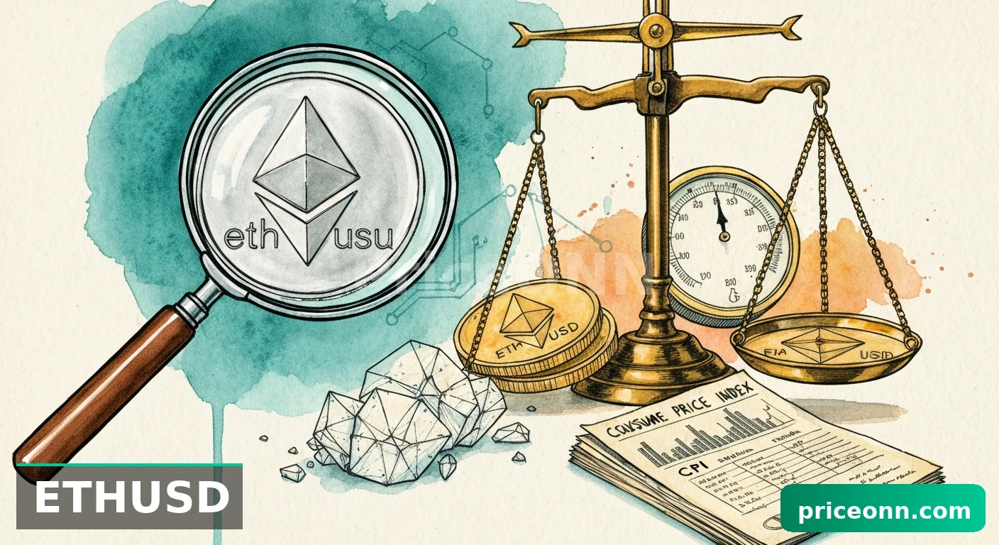 ETHUSD : L'analyse technique Ethereum à l'épreuve des données CPI