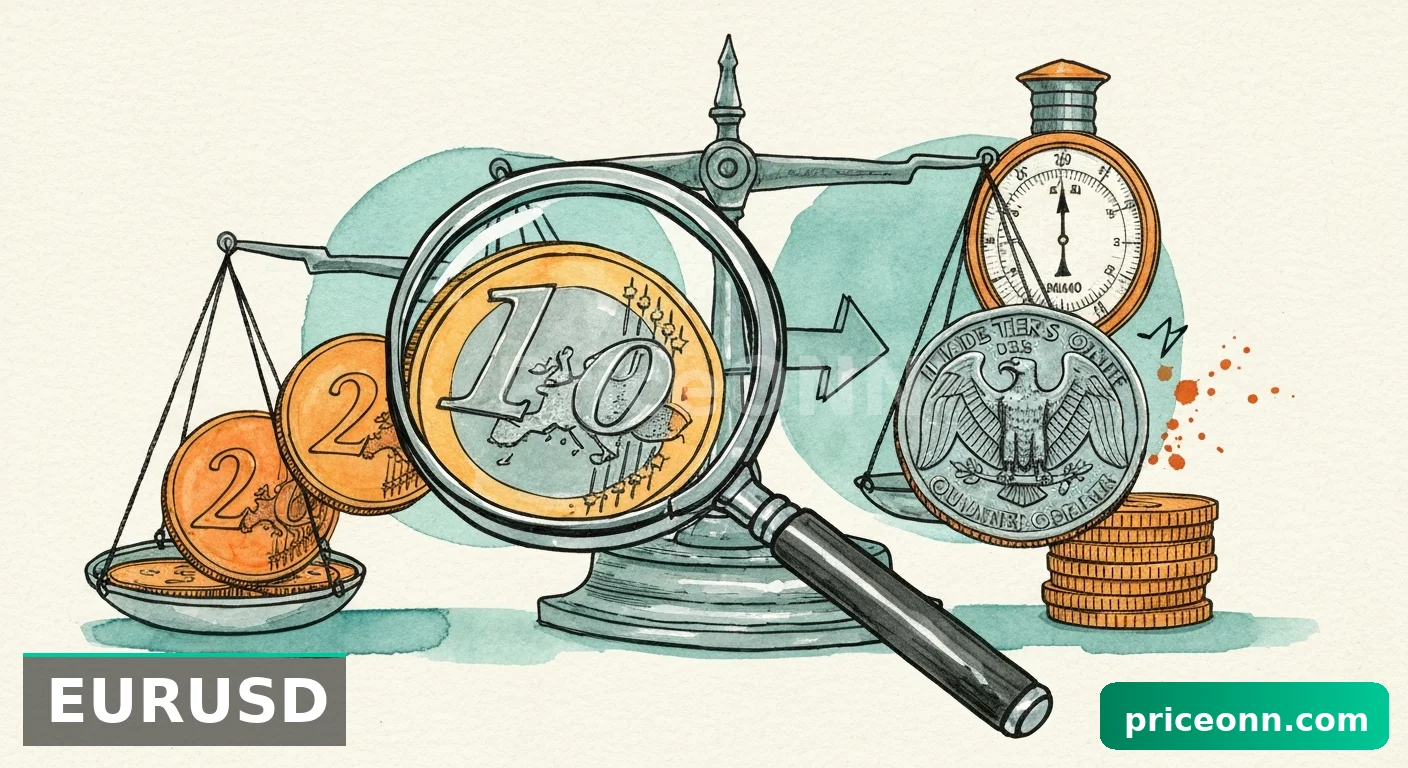 ユーロドル、1.14153ドルへ下落：主要サポートラインを分析