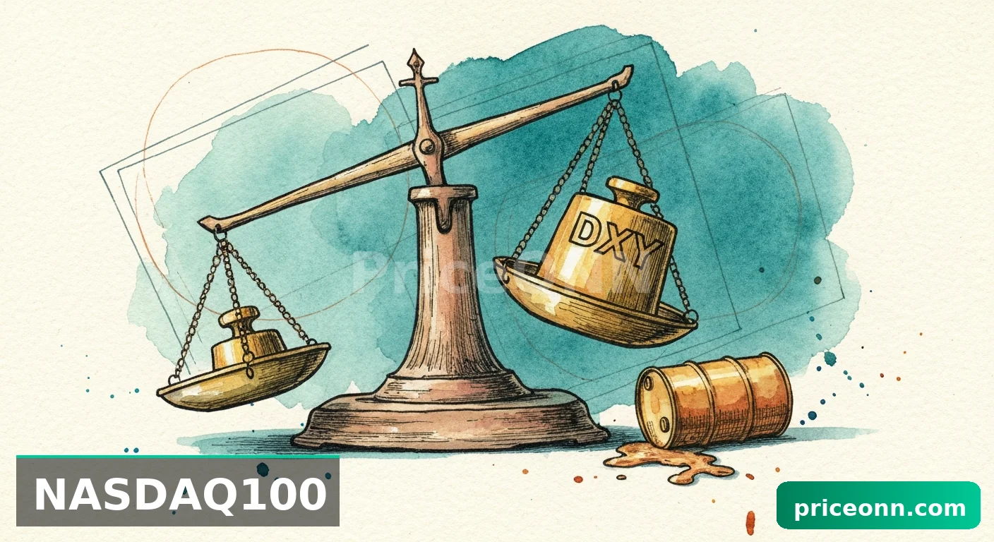 Nasdaq100 Bearish Trend Tests $24,390 Support Amid DXY Strength at 99.88