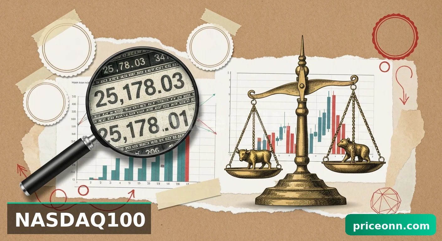 Nasdaq100 Eyes $25,041.29 as CPI Data Looms, Bears Tighten Grip