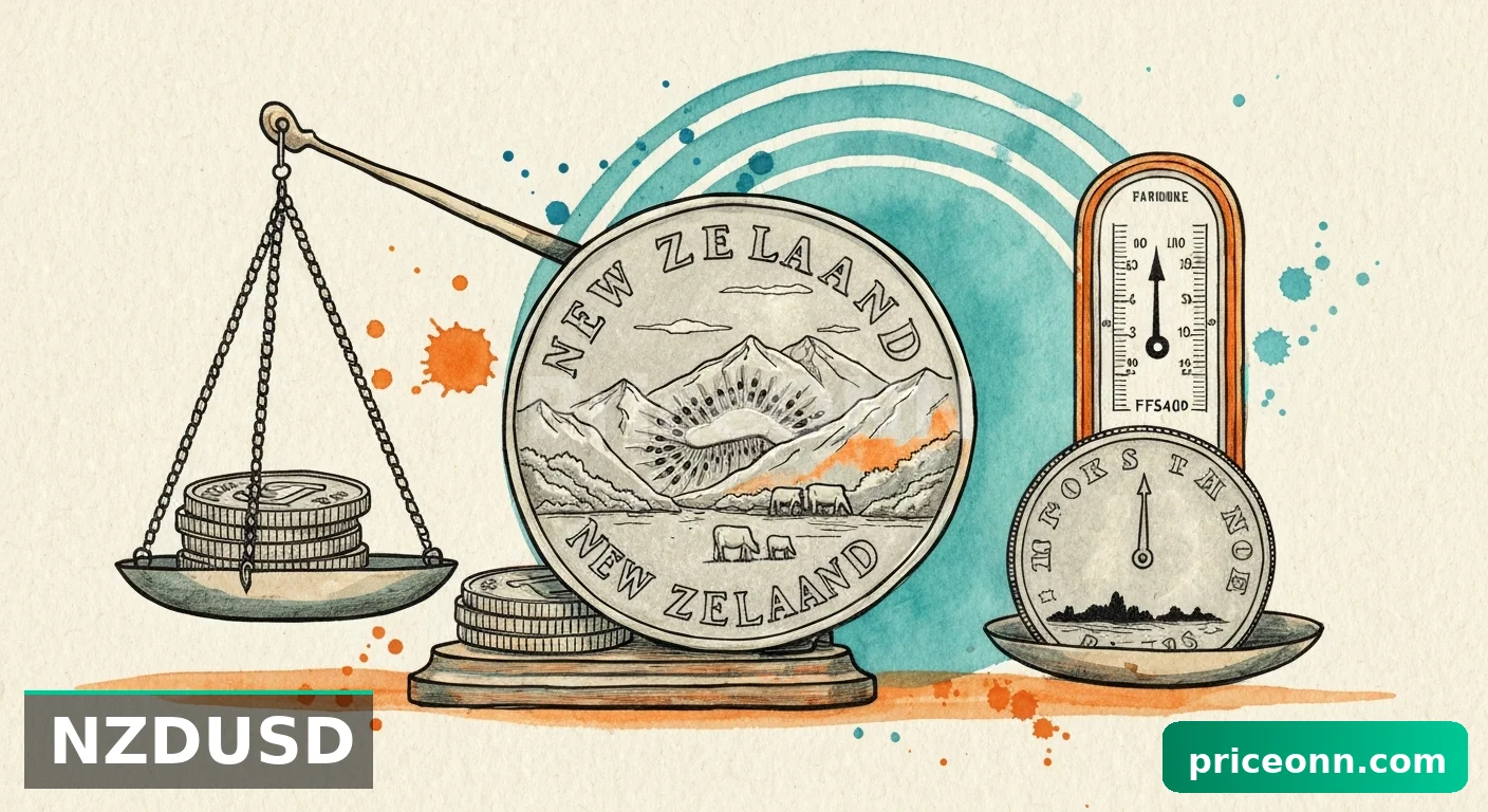NZDUSDは0.57725ドルへ下落：さらなる下落の可能性は？ニュージーランドドル分析