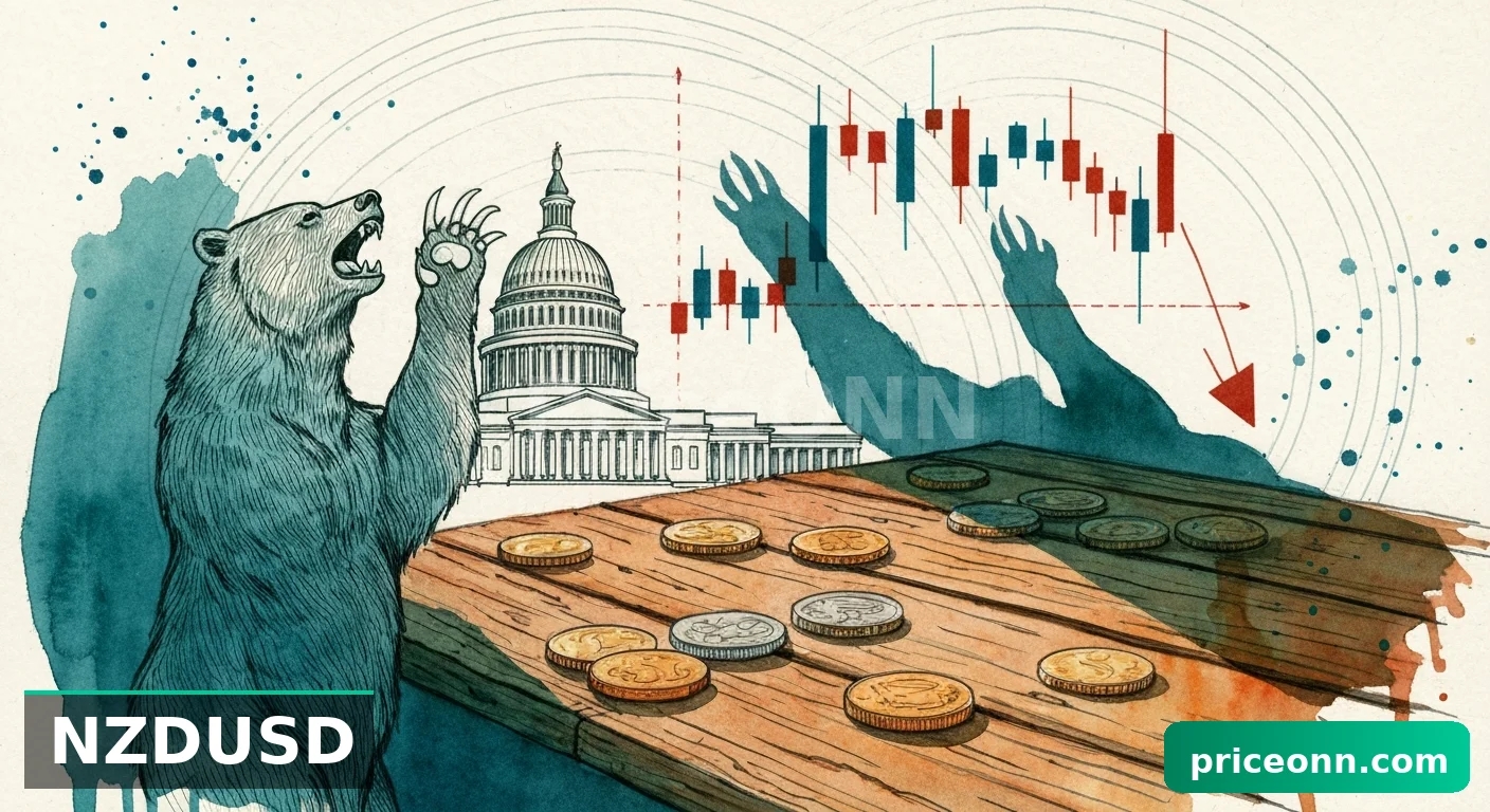 NZDUSD Slips to $0.58772 Amid Dollar Strength; RBNZ Rate Decision Impact Analysis