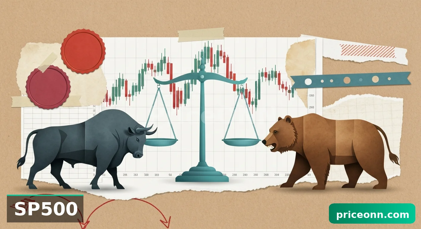 SP500: Откат к $6860 на фоне PMI – время продавать?