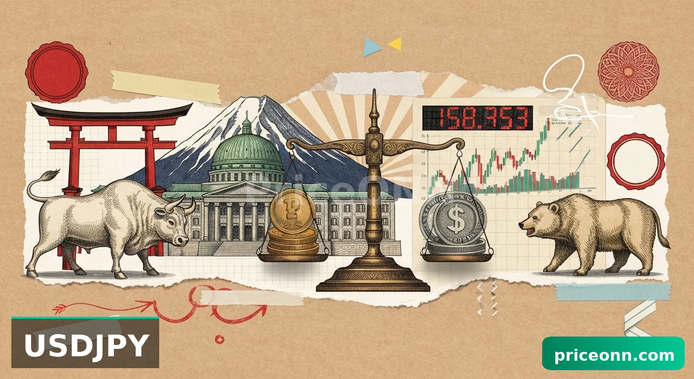 USDJPY: Hält der Widerstand bei 158,53 trotz BoJ-Unsicherheit?