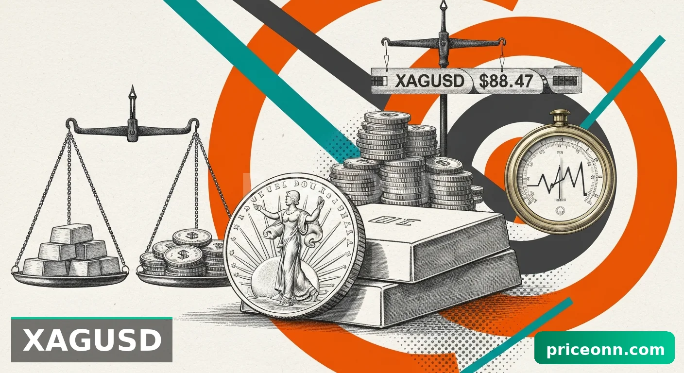XAGUSD at $88.47: Bounce or Breakdown Before the Weekend?