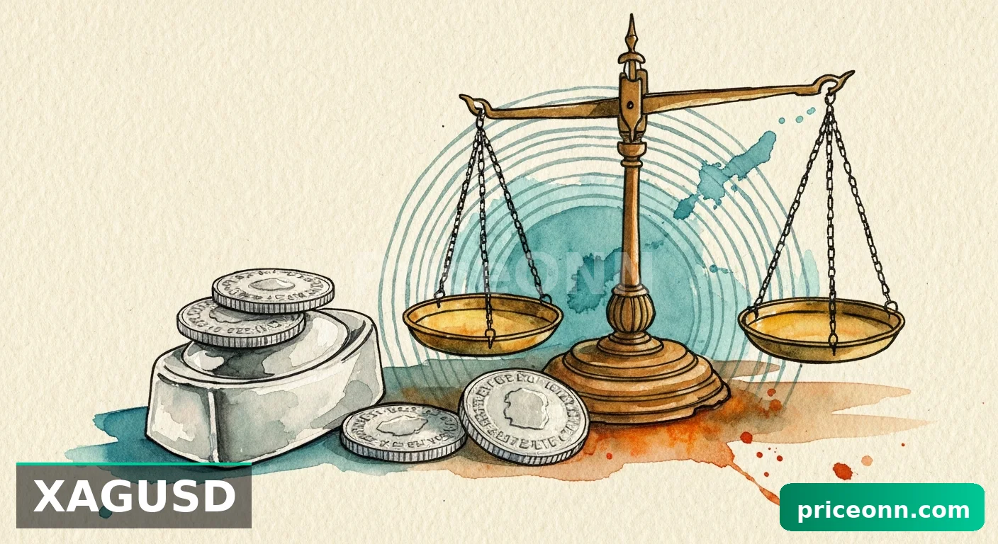 XAGUSD Bearish Pressure Holds Near $80.58; CPI Data in Focus