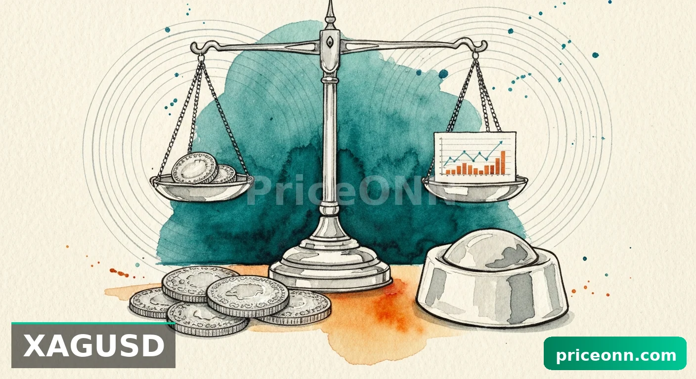 XAGUSD : L'argent face aux PMI, autour de 84,04 $