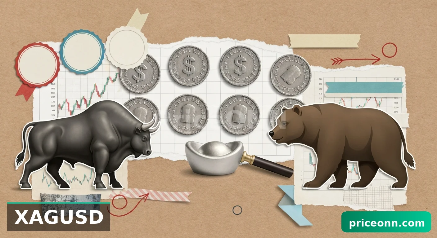 XAGUSD: Откат от максимумов, серебро на уровне $84.60 на фоне опасений по PMI