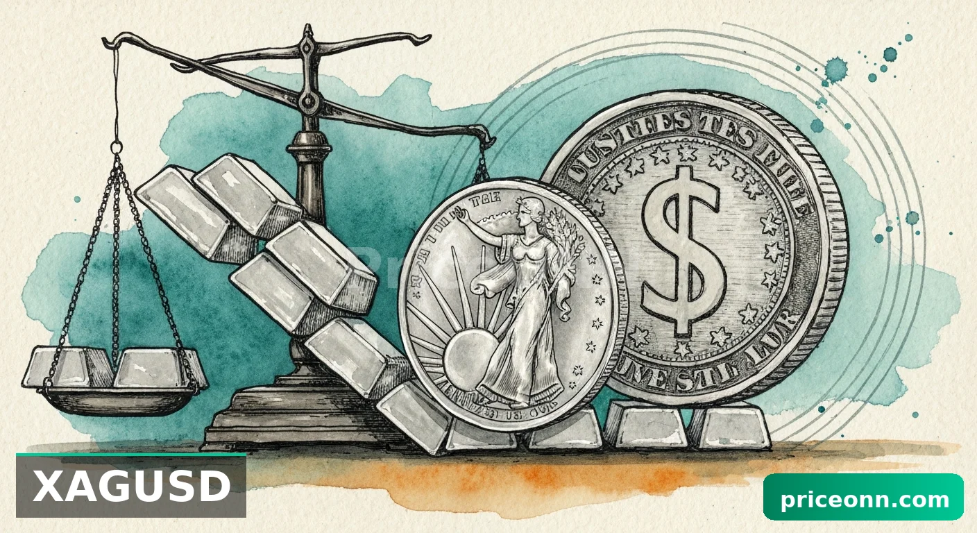 Dolar Güçlenirken Gümüş Fiyat Analizi: XAGUSD 80,58$'a Geriledi