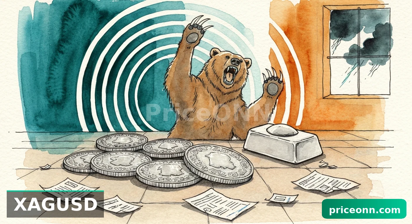 은 가격 급락: PMI 부진 속 #XAGUSD 82.26달러로 추락