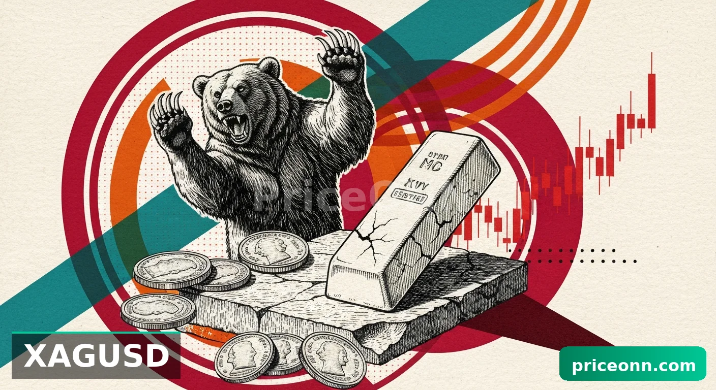 Silber Analyse Heute: XAGUSD im Abwärtstrend unter 84,37 USD