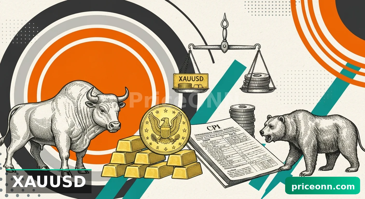 XAUUSD Defends $5,156.55 Support as CPI Data Looms