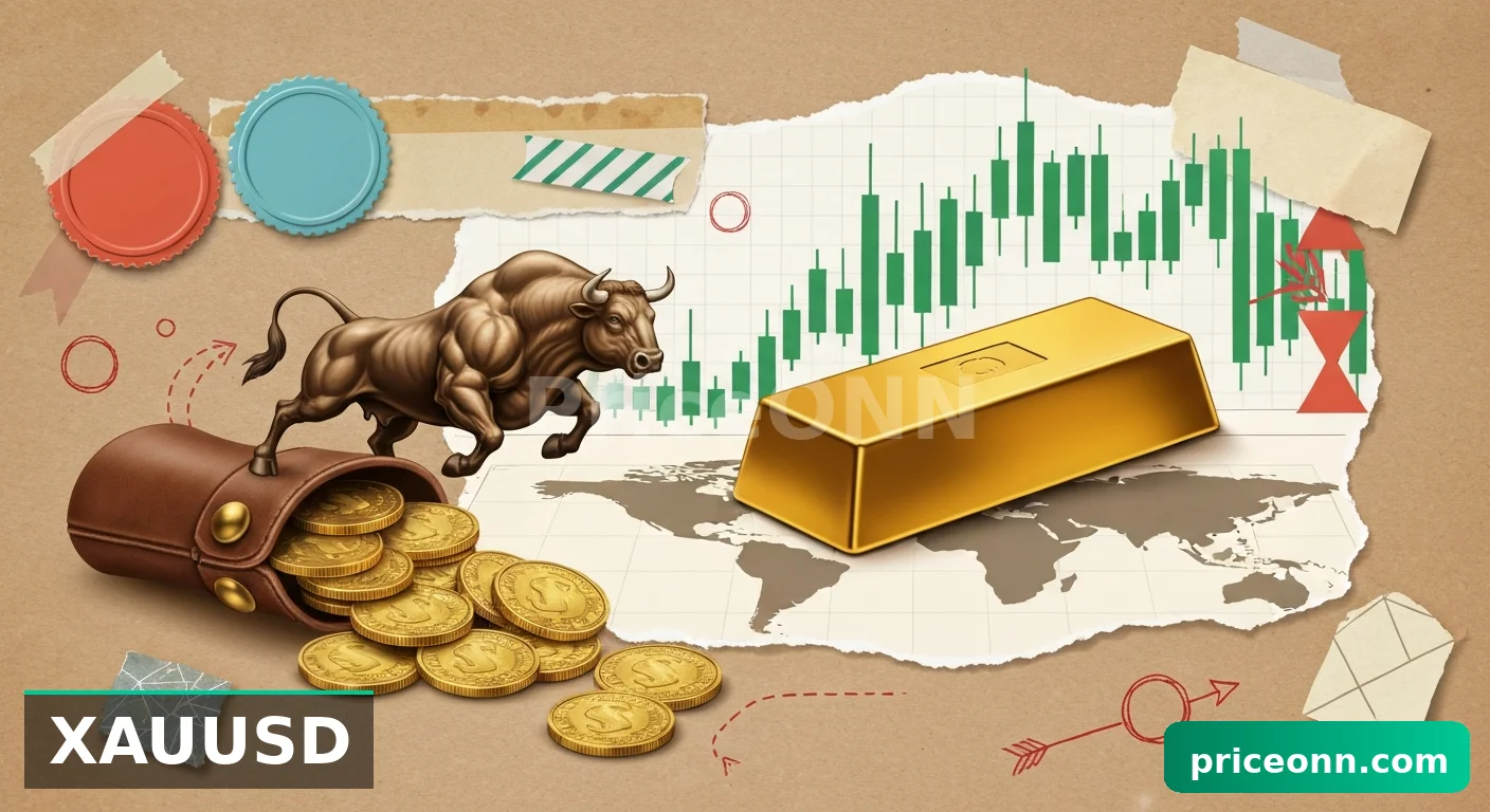 XAUUSD, 지정학적 리스크 속 5168.26달러 목표?