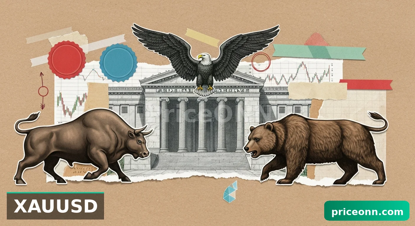 XAUUSD Wobbles Near $5,127.22 as Fed Speakers Clash With Mideast Risk