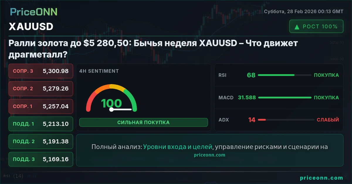 XAUUSD Insight Card