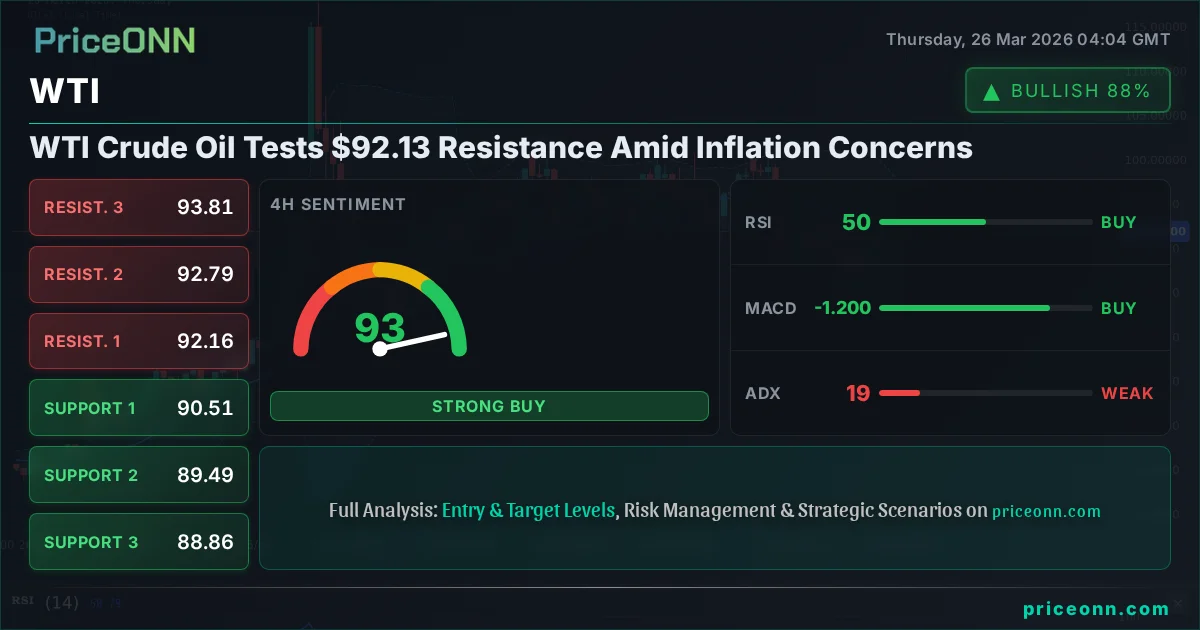 WTI Technical Analysis | PriceONN