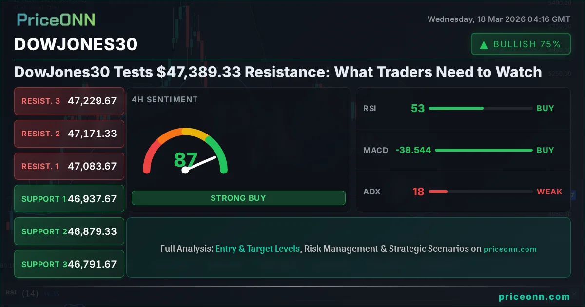 DowJones30 Share Card