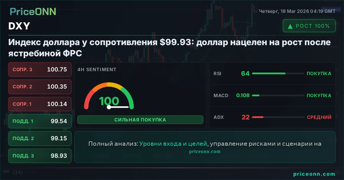 DXY Технический Анализ | PriceONN