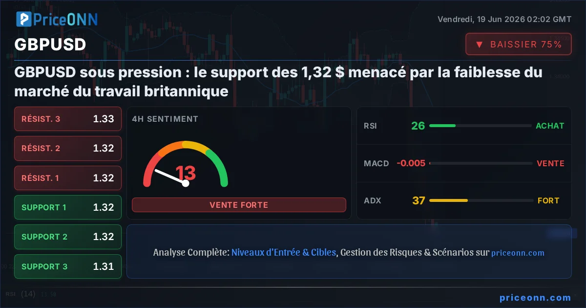 GBPUSD Analyse Technique | PriceONN
