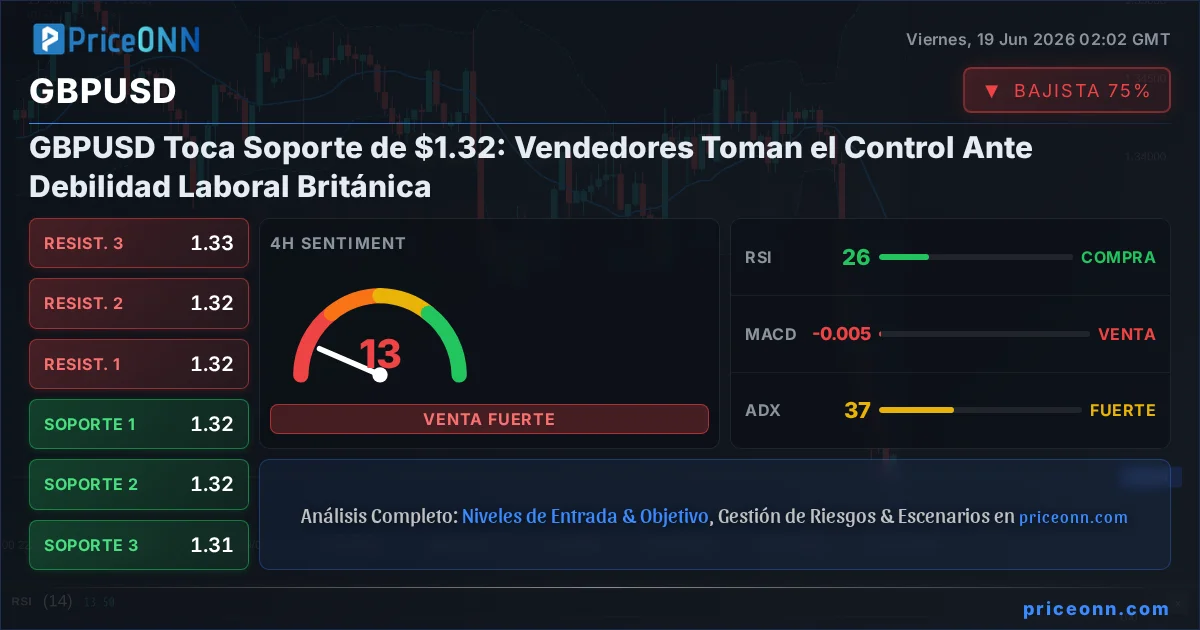 GBPUSD Análisis Técnico | PriceONN