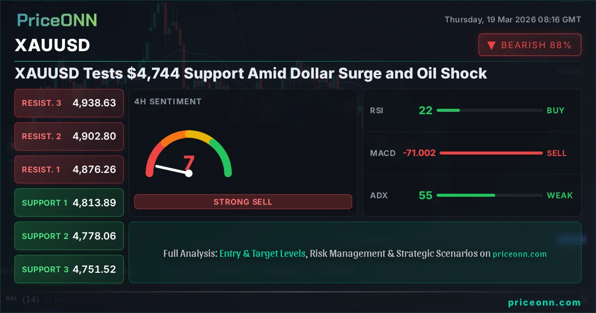 XAUUSD Technical Analysis | PriceONN