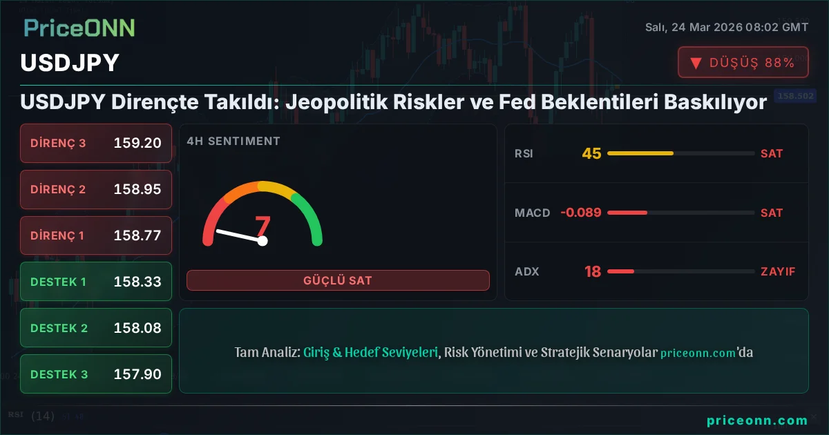 USDJPY Teknik Analiz | PriceONN