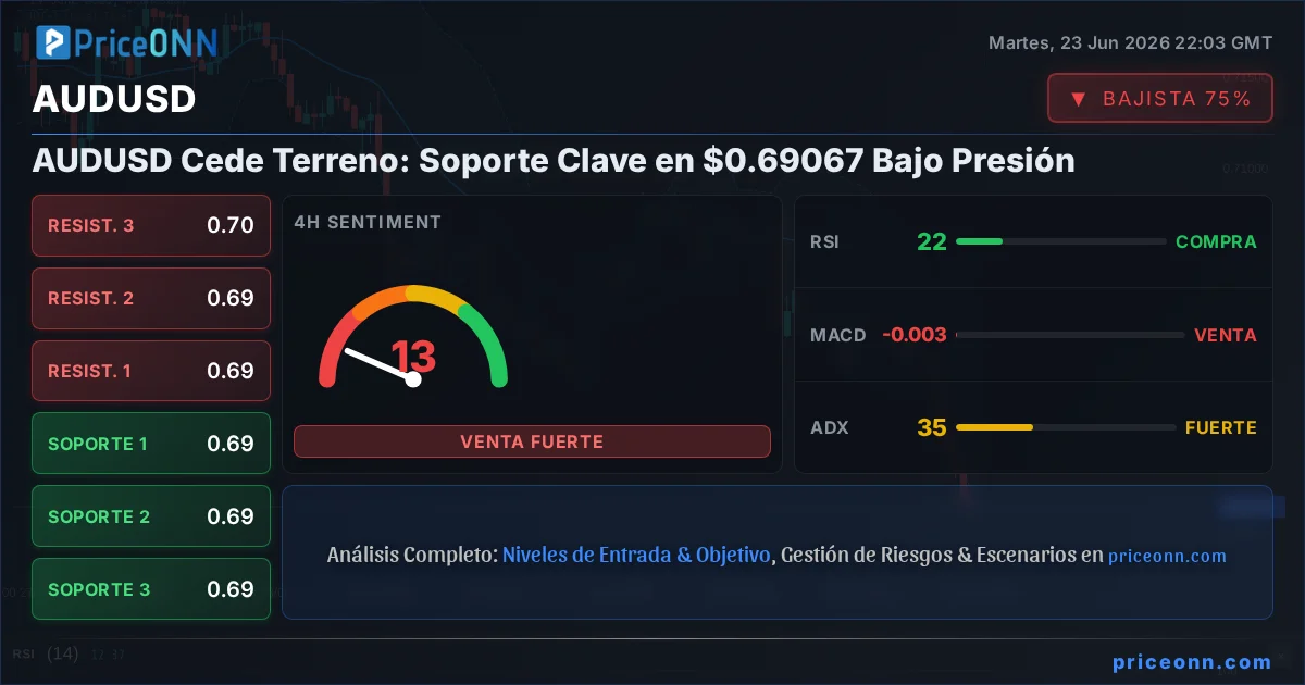 AUDUSD Análisis Técnico | PriceONN
