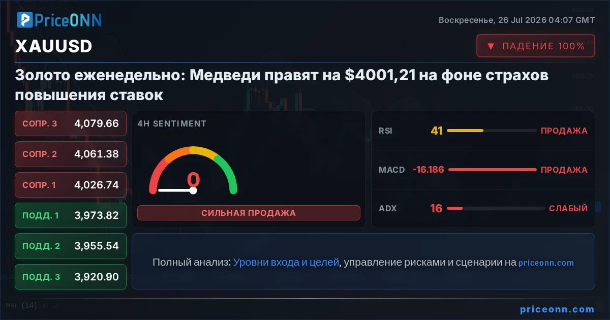 XAUUSD Insight Card