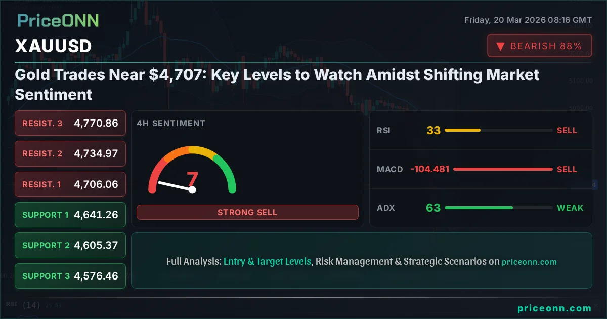 XAUUSD Technische Analyse | PriceONN