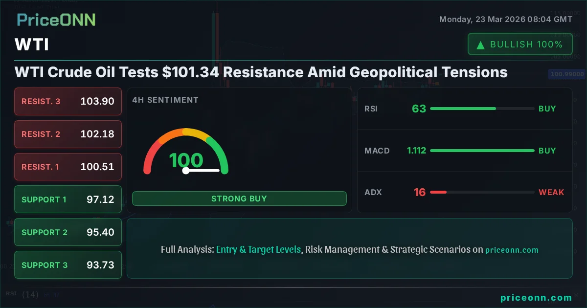 WTI Technical Analysis | PriceONN