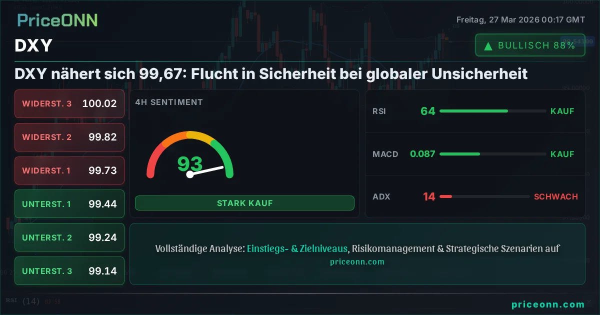 DXY Technische Analyse | PriceONN