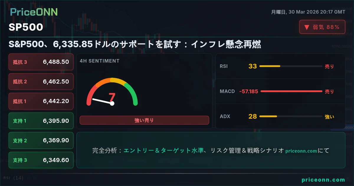 SP500 テクニカル分析 | PriceONN