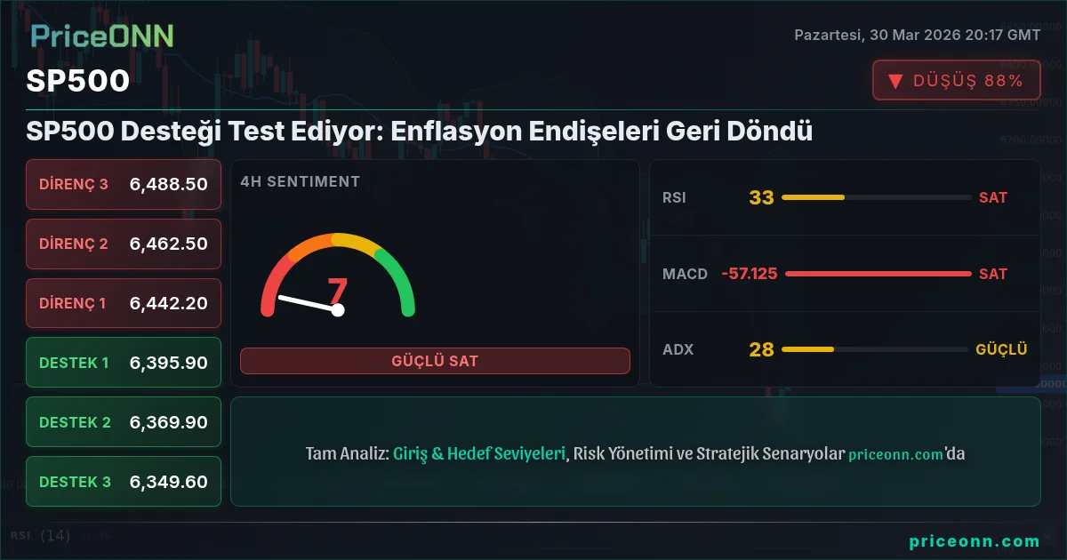 SP500 Teknik Analiz | PriceONN