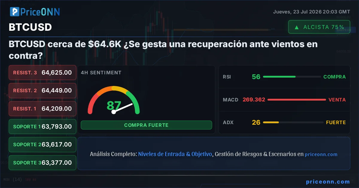 BTCUSD Análisis Técnico | PriceONN