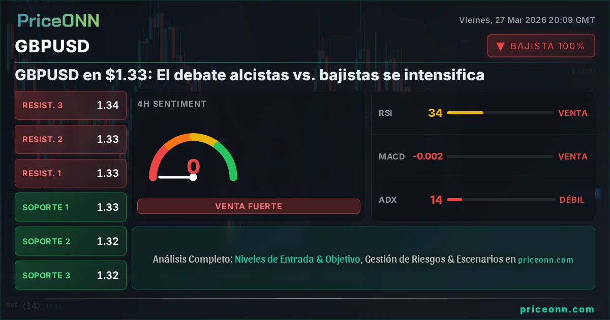 GBPUSD Análisis Técnico | PriceONN