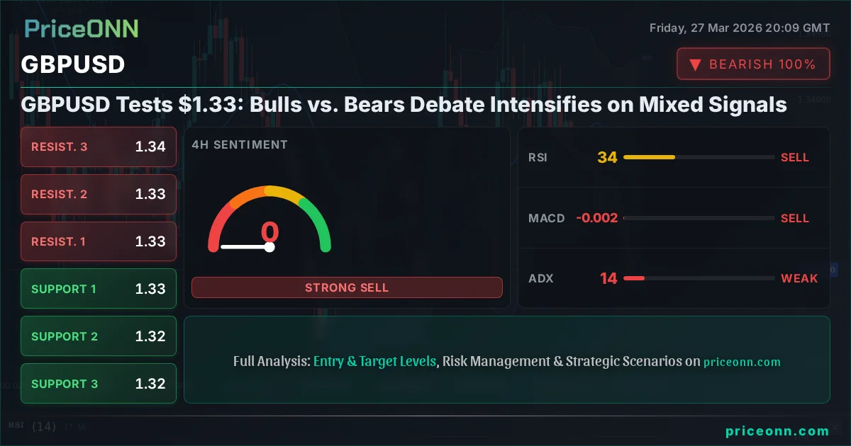 GBPUSD Technical Analysis | PriceONN