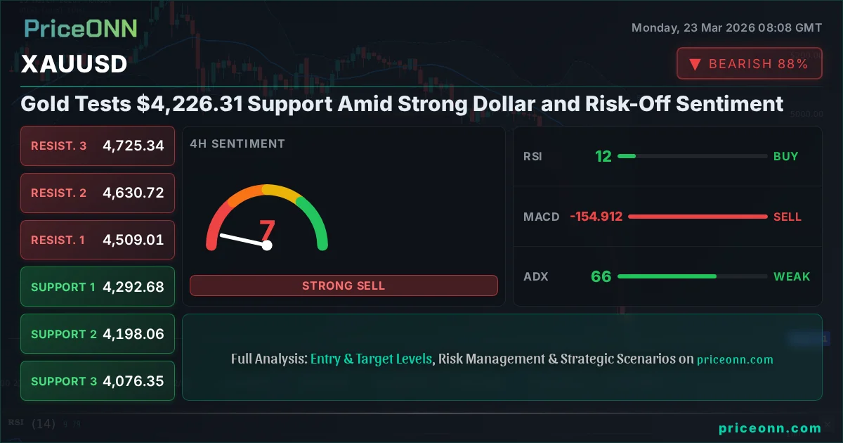 XAUUSD Technical Analysis | PriceONN
